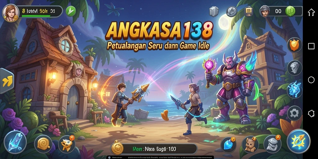 Tampilan gameplay seru dalam ANGKASA138 dengan petualangan galaksi.