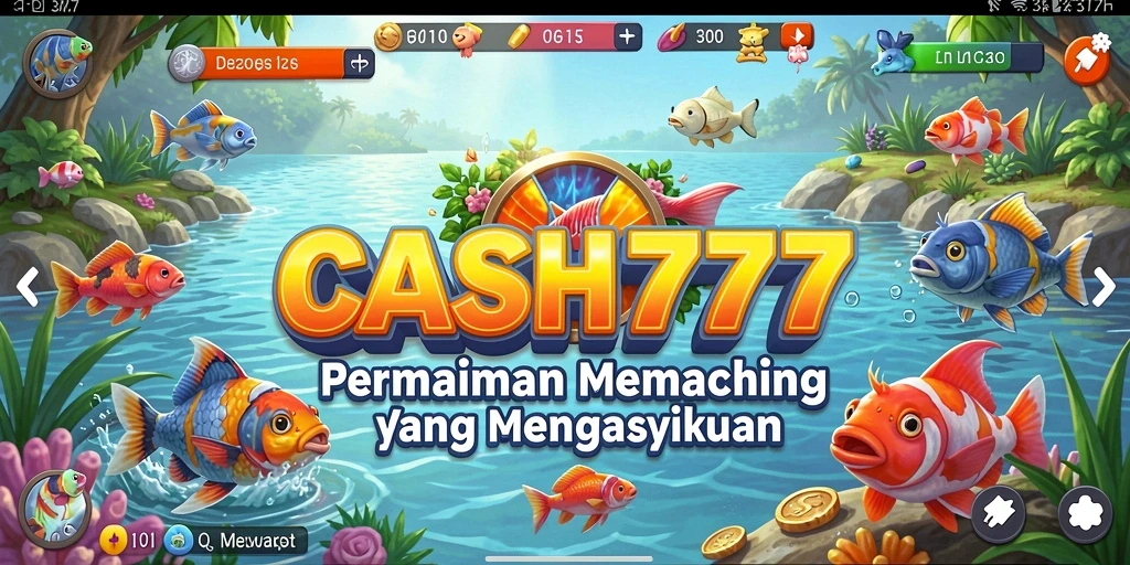 Tangkapan ikan besar dan gameplay seru dalam CASH777.