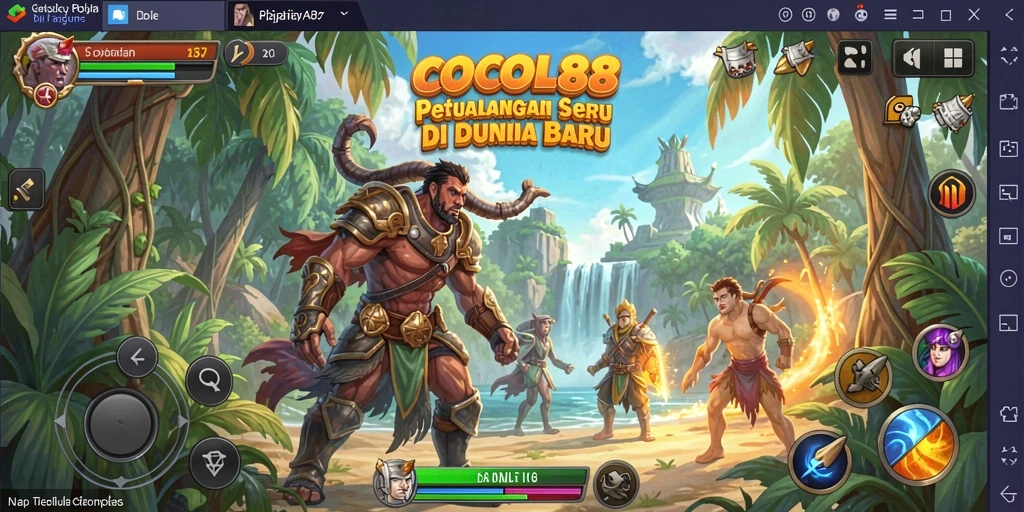 Gameplay COCOL88 yang menampilkan petualangan seru dan tantangan menarik.