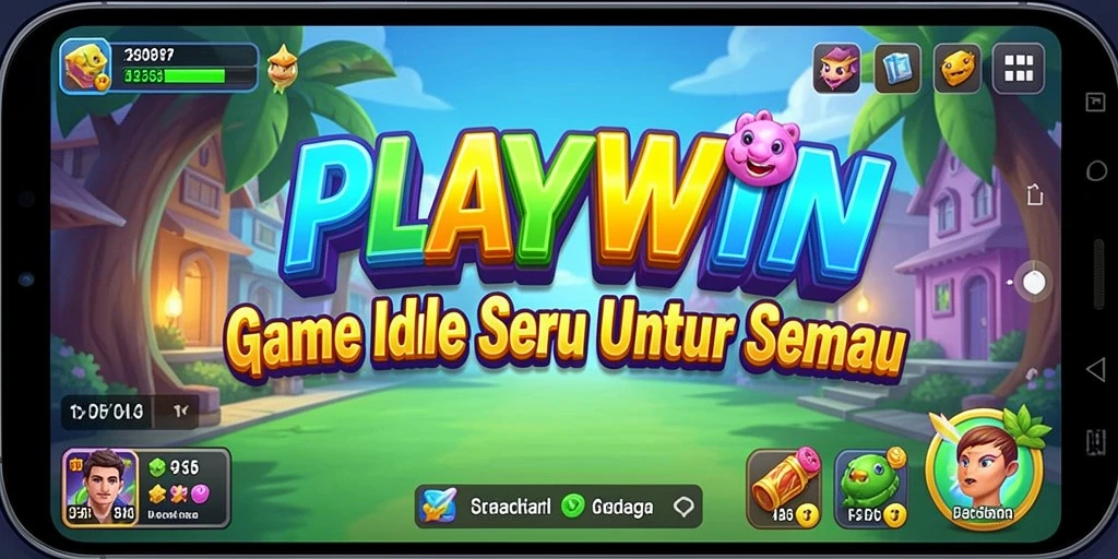 Screenshot gameplay <strong>PLAYWIN</strong> menunjukkan momen seru dalam bermain Idle.