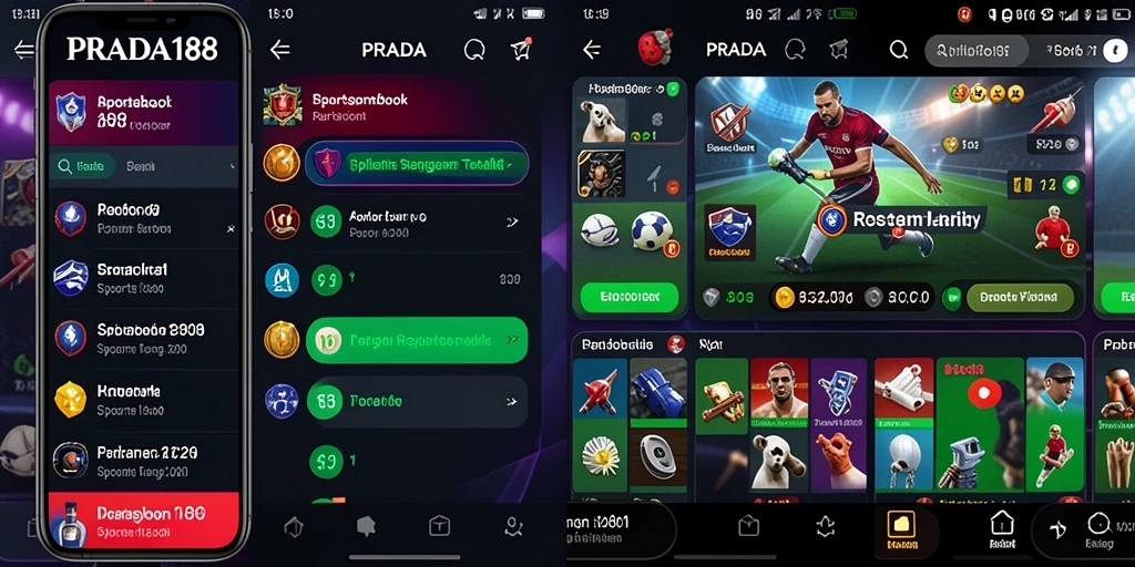 Tampilan gameplay PRADA188 dengan fitur taruhan yang menarik.