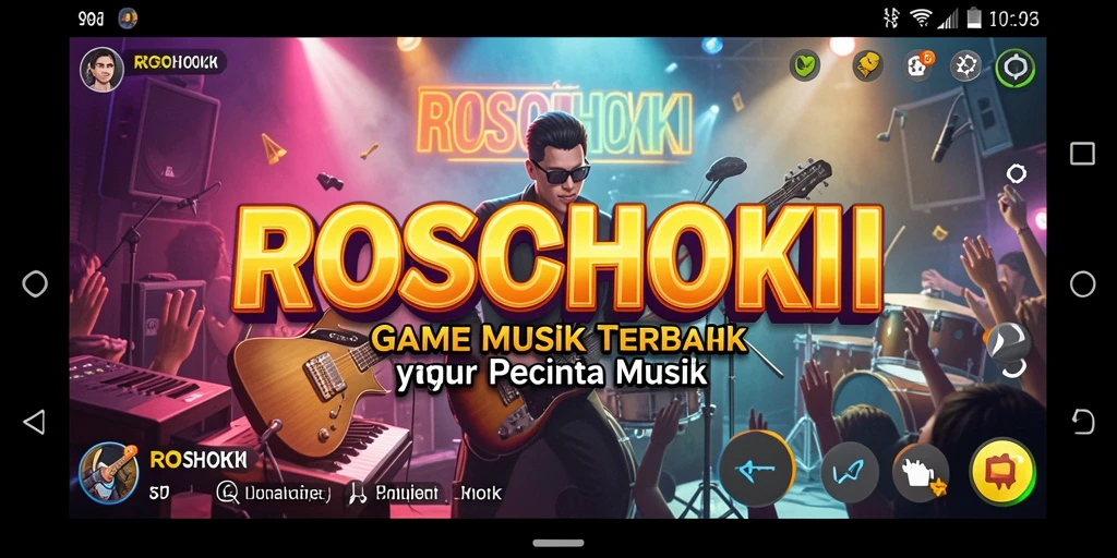 Tampilan gameplay ROSOHOKI yang penuh warna dan interaktif.