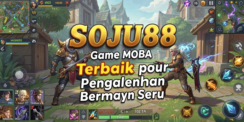 Tampilan seru gameplay dalam pertarungan tim di SOJU88.